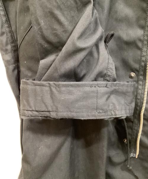 LOEFF（ロエフ）LOEFF (ロエフ) OX スタンドカラー ミリタリーコート ブラックの古着・服飾アイテム