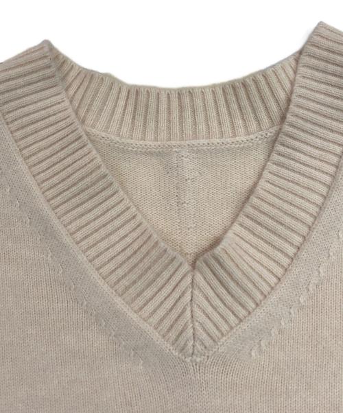 GALLARDA GALANTE（ガリャルダガランテ）GALLARDA GALANTE (ガリャルダガランテ) バックスリットVニット アイボリー サイズ:SIZE Freeの古着・服飾アイテム