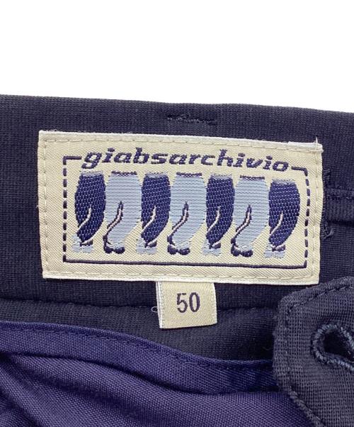 giab's ARCHIVIO（ジャブス アルキヴィオ）giab's ARCHIVIO (ジャブス アルキヴィオ) ライトジャージーパンツ ネイビー サイズ:50の古着・服飾アイテム