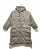 mbエムビー）の古着「ハイエンドダウンコート」｜ベージュ