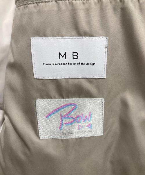 mb（エムビー）MB (エムビー) ハイエンドダウンコート ベージュ サイズ:Lの古着・服飾アイテム