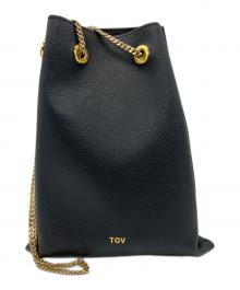 tov（トーヴ）の古着「チェーンミニレザーショルダーバッグ」｜ブラック