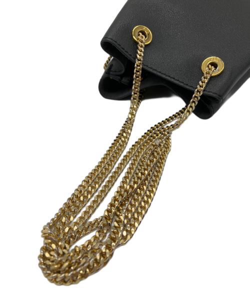 tov（トーヴ）tov (トーヴ) チェーンミニレザーショルダーバッグ ブラックの古着・服飾アイテム