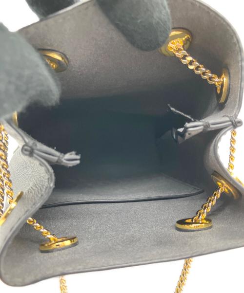 tov（トーヴ）tov (トーヴ) チェーンミニレザーショルダーバッグ ブラックの古着・服飾アイテム