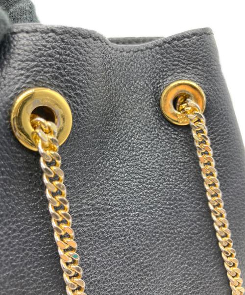 tov（トーヴ）tov (トーヴ) チェーンミニレザーショルダーバッグ ブラックの古着・服飾アイテム