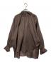 NEMIKA（ネミカ）の古着「ボウタイブラウス」｜ブラウン