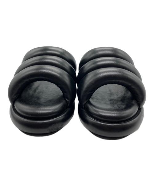 PROENZA SCHOULER（プロエンザ スクーラー）PROENZA SCHOULER (プロエンザ スクーラー) レザー スライドサンダル キルティング ブラック サイズ:38の古着・服飾アイテム