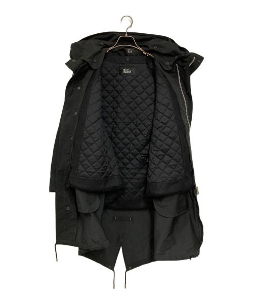 THE RERACS（ザ リラクス）THE RERACS (ザ リラクス) ライナー付モッズコート ブラック サイズ:48の古着・服飾アイテム