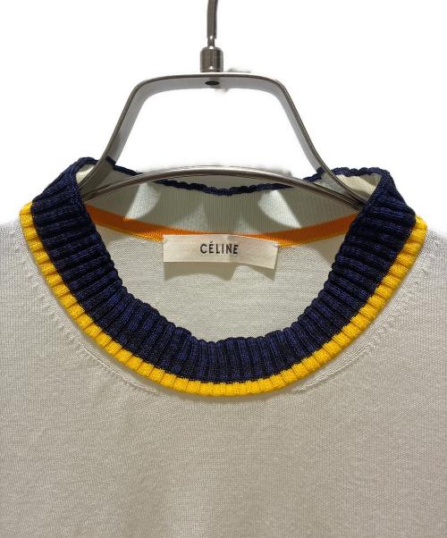 CELINE（セリーヌ）CELINE (セリーヌ) ハイネックニット アイボリー サイズ:XSの古着・服飾アイテム