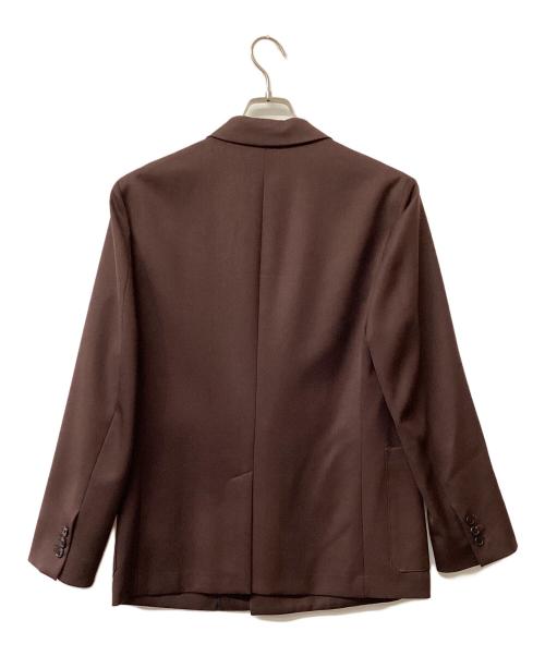 CABAN（キャバン）CABAN (キャバン) ウールギャバジンダブルブレストジャケット ブラウン サイズ:Sの古着・服飾アイテム
