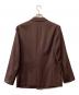 CABAN (キャバン) ウールギャバジンダブルブレストジャケット ブラウン サイズ:S：20000円