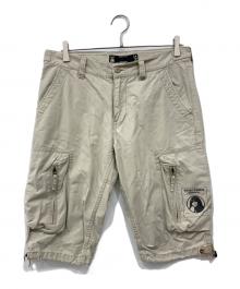 Hysteric Glamour（ヒステリックグラマー）の古着「ガールプリントハーフパンツ」｜ベージュ