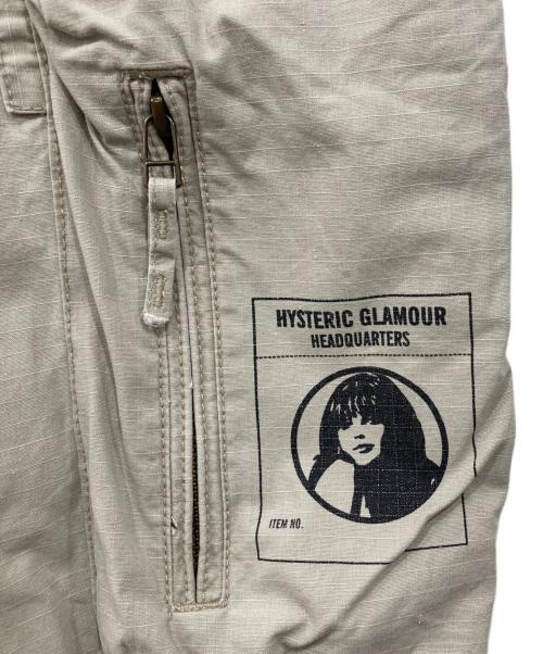 Hysteric Glamour（ヒステリックグラマー）Hysteric Glamour (ヒステリックグラマー) ガールプリントハーフパンツ ベージュ サイズ:Mの古着・服飾アイテム