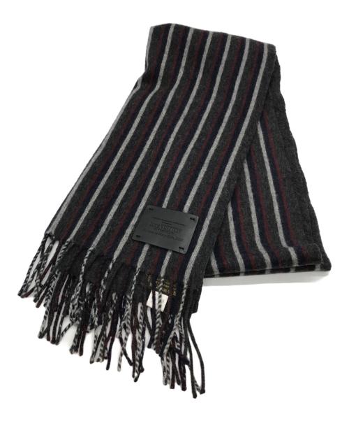 LOUIS VUITTON（ルイ ヴィトン）LOUIS VUITTON (ルイ ヴィトン) カシミヤ混マフラー グレーの古着・服飾アイテム