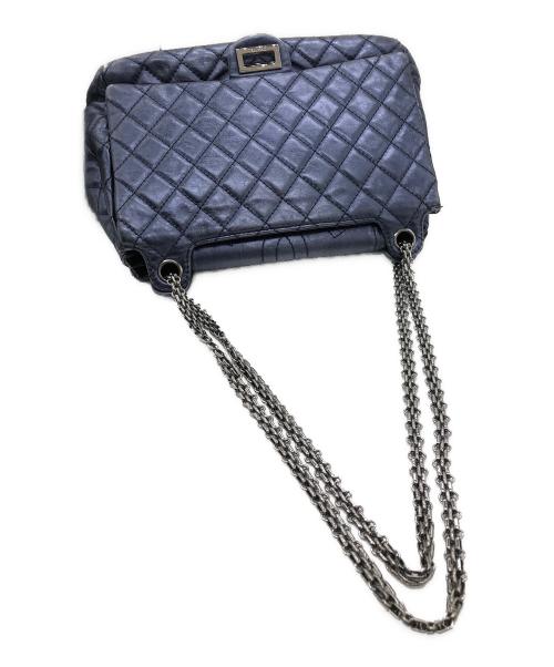 CHANEL（シャネル）CHANEL (シャネル) マトラッセ チェーン 2WAYバッグ  メタリックブルーの古着・服飾アイテム