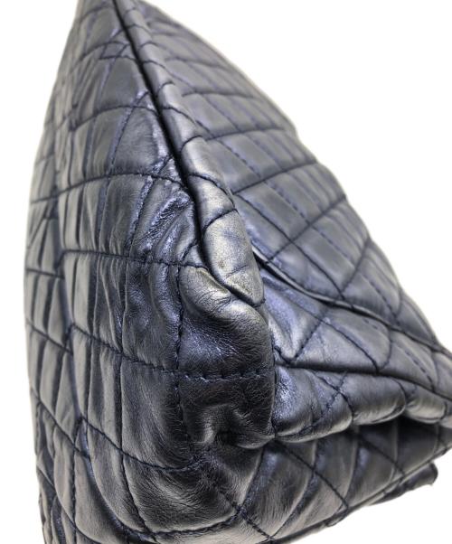 CHANEL（シャネル）CHANEL (シャネル) マトラッセ チェーン 2WAYバッグ  メタリックブルーの古着・服飾アイテム