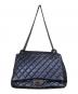CHANEL (シャネル) マトラッセ チェーン 2WAYバッグ  メタリックブルー：145000円