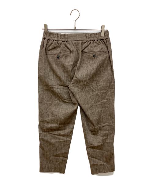 giab's ARCHIVIO（ジャブス アルキヴィオ）giab's ARCHIVIO (ジャブス アルキヴィオ) リネンイージーパンツ ブラウン サイズ:42の古着・服飾アイテム