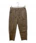 giab's ARCHIVIO（ジャブス アルキヴィオ）の古着「リネンイージーパンツ」｜ブラウン