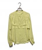 Akiko Ogawaアキコオガワ）の古着「フリルブラウス」｜イエロー