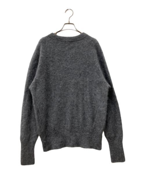ESTNATION（エストネーション）ESTNATION (エストネーション) ピュアファーカシミアクルーニット グレー サイズ:Freeの古着・服飾アイテム