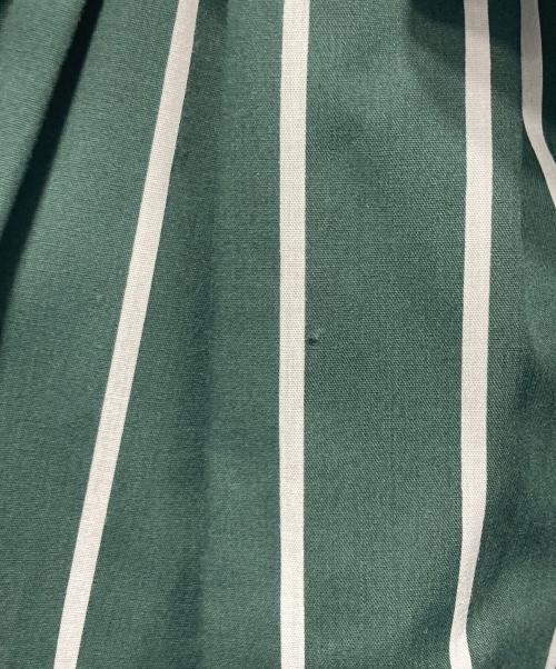 COEL（コエル）COEL (コエル) ストライプティアードスカート グリーン サイズ:38の古着・服飾アイテム