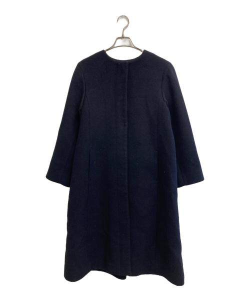 CELFORD（セルフォード）CELFORD (セルフォード) バックタックノーカラーコート ネイビー サイズ:36の古着・服飾アイテム