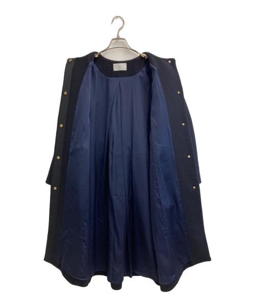 CELFORD（セルフォード）CELFORD (セルフォード) バックタックノーカラーコート ネイビー サイズ:36の古着・服飾アイテム