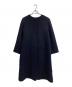 CELFORD（セルフォード）の古着「バックタックノーカラーコート」｜ネイビー