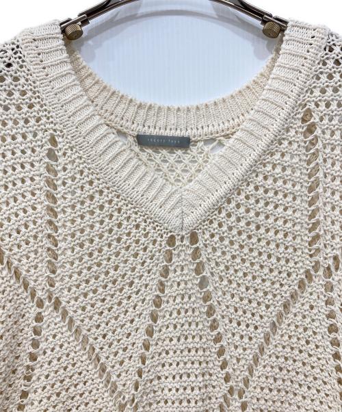 theory（セオリー）theory (セオリー) フレンチスリーブニット アイボリー サイズ:38の古着・服飾アイテム