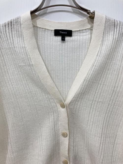 theory（セオリー）theory (セオリー) ニット オフホワイト サイズ:Sの古着・服飾アイテム