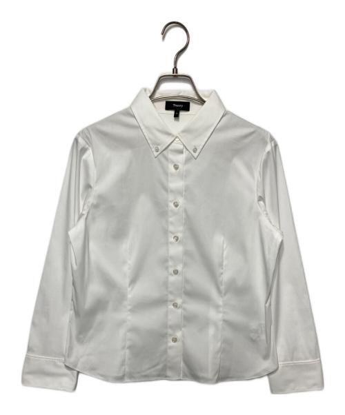 theory（セオリー）theory (セオリー) ストレッチシャツ ホワイト サイズ:Ｍの古着・服飾アイテム