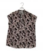 theory luxeセオリーリュクス）の古着「ブラウス」｜ブラック×ピンク