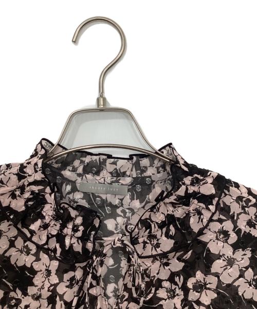 theory luxe（セオリーリュクス）theory luxe (セオリーリュクス) ブラウス ブラック×ピンク サイズ:38の古着・服飾アイテム