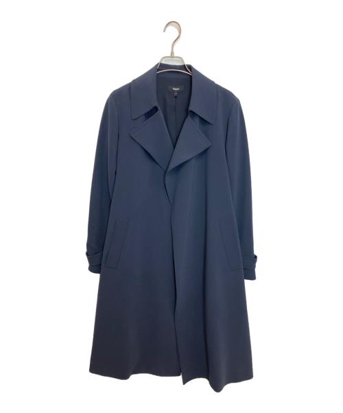 theory（セオリー）theory (セオリー) トレンチカラーコート ネイビー サイズ:Sの古着・服飾アイテム
