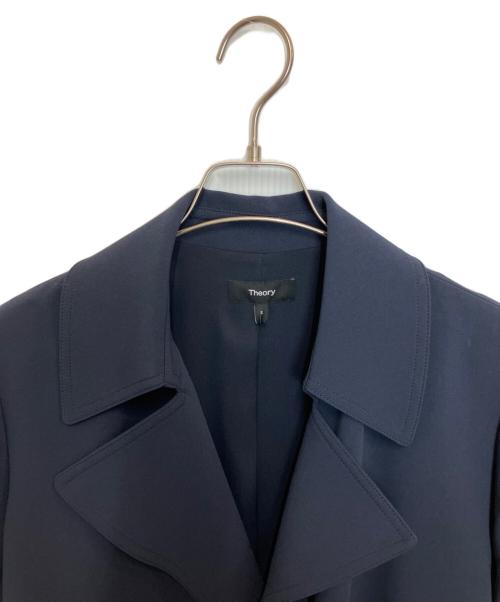 theory（セオリー）theory (セオリー) トレンチカラーコート ネイビー サイズ:Sの古着・服飾アイテム