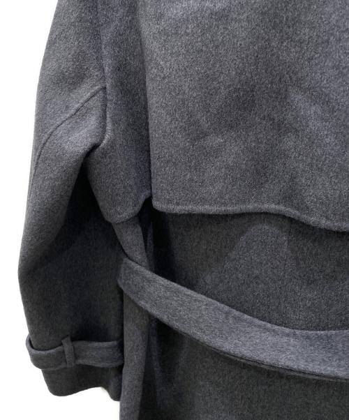 theory（セオリー）theory (セオリー) ウールカシミヤトレンチコート チャコールグレー サイズ:Sの古着・服飾アイテム