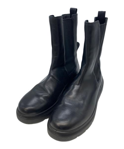 ECCO（エコー）ECCO (エコー) チェルシーブーツ ブラック サイズ:23.5の古着・服飾アイテム