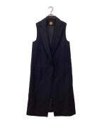 MUSE de Deuxieme Classeミューズ ドゥーズィエム クラス）の古着「ロングジレ」｜ネイビー