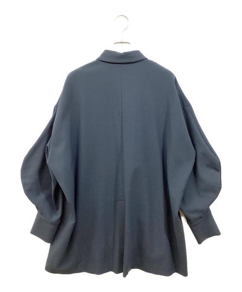 ENFOLD（エンフォルド）ENFOLD (エンフォルド) ダブルクロスカーブアームポロシャツ グレー サイズ:SIZE 38の古着・服飾アイテム