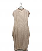 BASERANGEベースレンジ）の古着「MAIN SHAW KAFTAN SLEEVELESS DR」｜アイボリー