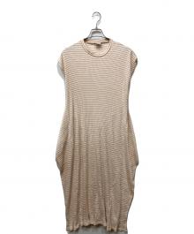 BASERANGE（ベースレンジ）の古着「MAIN SHAW KAFTAN SLEEVELESS DR」｜アイボリー