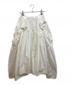 CECILIE BAHNSENセシリーバンセン）の古着「Justice Panelled Skirt」｜ホワイト