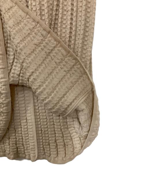 molli（モリ―）molli (モリ―) ウールニットスカート ベージュ サイズ:Sの古着・服飾アイテム