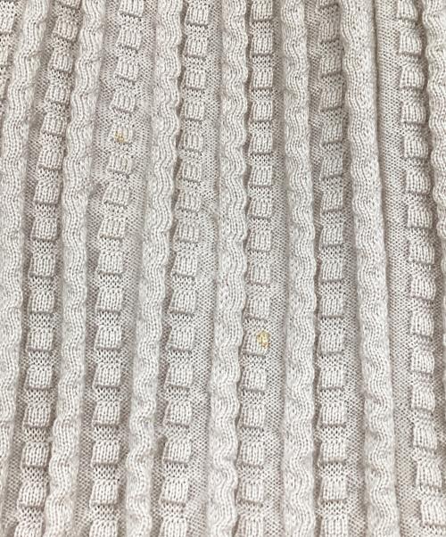 molli（モリ―）molli (モリ―) ウールニットスカート ベージュ サイズ:Sの古着・服飾アイテム