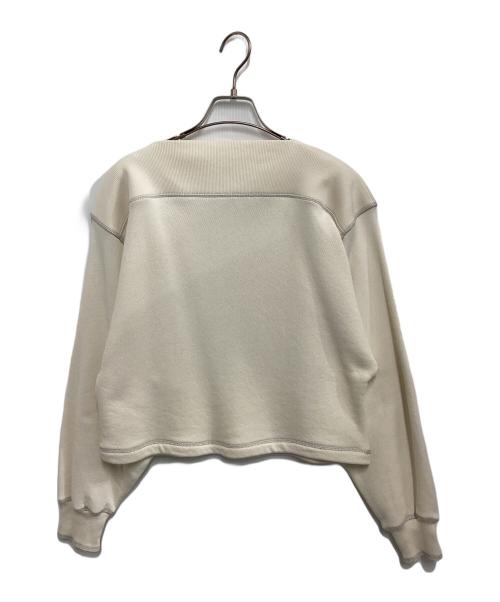 BASERANGE（ベースレンジ）BASERANGE (ベースレンジ) ウェイボート スウェットプルオーバー ベージュ サイズ:Sの古着・服飾アイテム