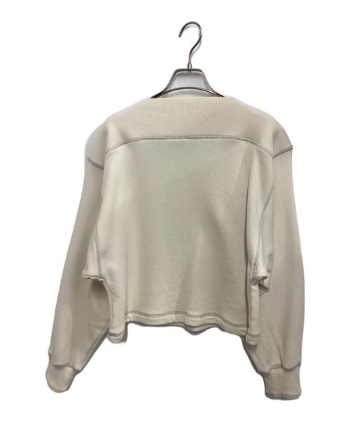 BASERANGE（ベースレンジ）BASERANGE (ベースレンジ) ウェイボート スウェットプルオーバー ベージュ サイズ:Sの古着・服飾アイテム