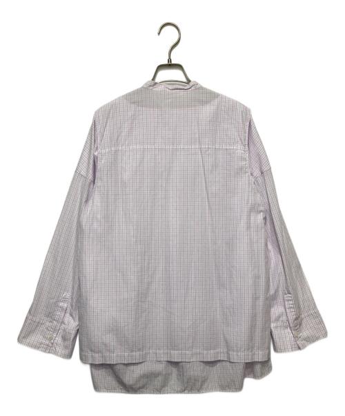 GALERIE VIE（ギャルリーヴィー）GALERIE VIE (ギャルリーヴィー) コットン コンビシャツ ピンク サイズ:36の古着・服飾アイテム