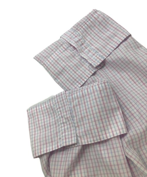 GALERIE VIE（ギャルリーヴィー）GALERIE VIE (ギャルリーヴィー) コットン コンビシャツ ピンク サイズ:36の古着・服飾アイテム