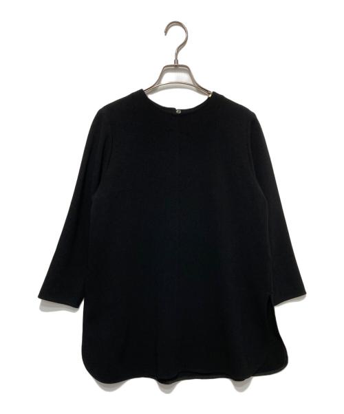 SOEJU（ソージュ）SOEJU (ソージュ) Aラインチュニックブラウス ブラック サイズ:Sの古着・服飾アイテム